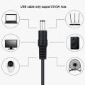 8in1 5V USB To DC 5.5X2.1มม.3.5มม.4.0มม.4.8มม.6.4มม.5.5X2.5มม.สายชาร์จสำหรับพัดลมลำโพง Router โคมไฟ LED. 