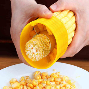 【Free Shipping】Stainless Steel Corn Stripper Corn Planer Threshing Device Easy Peeling Kerneler Kitchen Tool