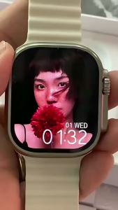 Penghantaran Kilang Asal Hello3+ Interaksi Isyarat Jam Tangan Pintar 2.04AMOLED Skrin 4G Rakaman Album Memori