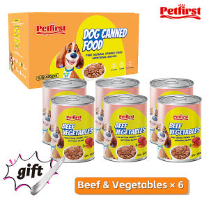 6PCS 430g Dog Food Canned Beef Wet Food Chicken Canned Natural Organic Food Dog Treat A Whole Box