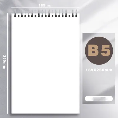 Coil Notebook A5/B5 Grid Blank Line Dot Loose-Leaf Coil notebook Line notebook 80 sheets 1PCS