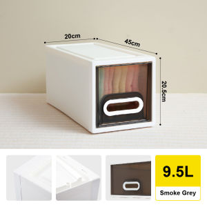 Citylife 9L Stackable Storage Drawer Plastic Container box Home Organizer Drawer Plastic Cabinet