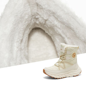 Camel womens plush warm snow boots winter shock-absorbing high-top hiking boots