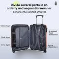 BE 20/24 Inch LightWeight Luggage Vacation Suitcase Hard Shell Luggage With Hook Design. 