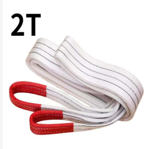 2T/5T Flat Hoisting Belt Industrial Lifting Belt Trailer Lifting Sling Crane Hoisting Cargo