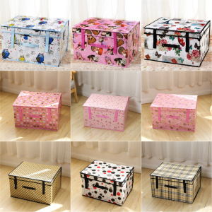 Big size waterproof clothes storage boxes/boxsorganizerlarge capacityfoldingtoystoolsstorage organizerBINLU