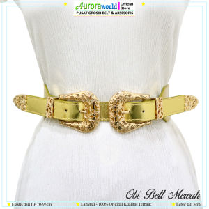 AURORAWORLD Exclusive Belt Premium Ikat Pinggang Wanita Gesper Obi Belt Obi Sabuk Wanita