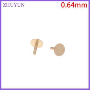 ZHUYUN 2Pcs Copper Watch Dial Feet 0.64 0.69 0.74 0.79 0.94mm Stem Watch Movement Repair Watch Replacement Spare Parts Accessories