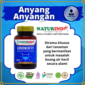 Obat Anyang Anyangan Pria Wanita Nyeri Buang Air Kecil Anak Dewasa Kapsul Herbal Urinofit Naturindo