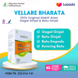 Vellare Bharata Original - Obat Batu Empedu & Ginjal - Obat Gagal Ginjal Obat Kencing Batu Ampuh