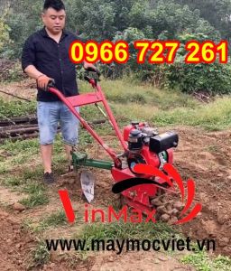 Máy cày xới đất cứng bánh xích 7HP tại Hà Nội HCM