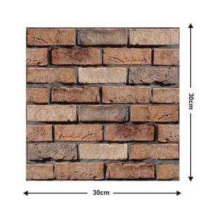 10PCS/Set 3D 30CMX30CM wallpaper Wall Stickers Self-Adhesive Waterproof wall panels stone brick design for Bathroom Interior Decoration Stone Peel And Stick Wall Tiles Sticker Wallpaper For Home Living Room