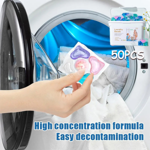 Brightbling 50Pcs Laundry Capsules: A Long-Lasting Washing Machine Detergent Solution