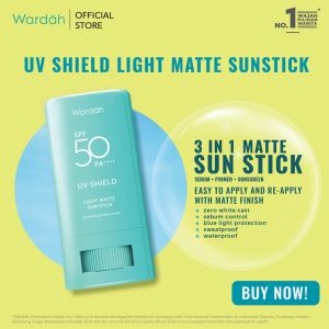 Wardah Uv Shield Light Matte Sun Stick Spf 50 Pa 22G | Sunscreen Sun Protection