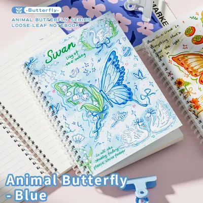 B5/A5 Spiral Notebook120 pages of thickened paper smooth writing PP waterproof cover