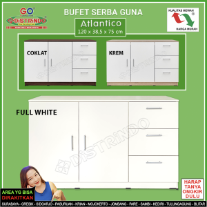 Bufet Minimalis Serba Guna Mewah tapi Murah untuk Micowave Oven/ Magicjar/ Blender/ Mixer/ Dispencer Aqua