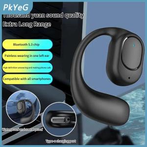 PkYeG Tai Nghe Không Dây Với Màn Hình Hiển Thị Kỹ Thuật Số Với Microphone Bone Conduction Handsfree Tiếng Ồn Hủy Bỏ Tai Nghe Cho Lái Xe Audifonos 