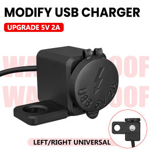 Domino Dual 3-Way Switch USB v2 Universal Side Mirror Mount Plug & Play Made in Thailand