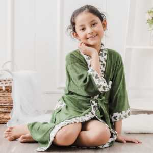 Kimono Handuk Anak Hst (7-10 Tahun) Bahan Microfiber Untuk Anak Pakaian Mandi Anak Warna Cerah - Lazada