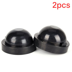 438178 ZXC 2Pcs Inner Dia Rubber Housing Seal Cap Dust Cover for Car LED Headlight