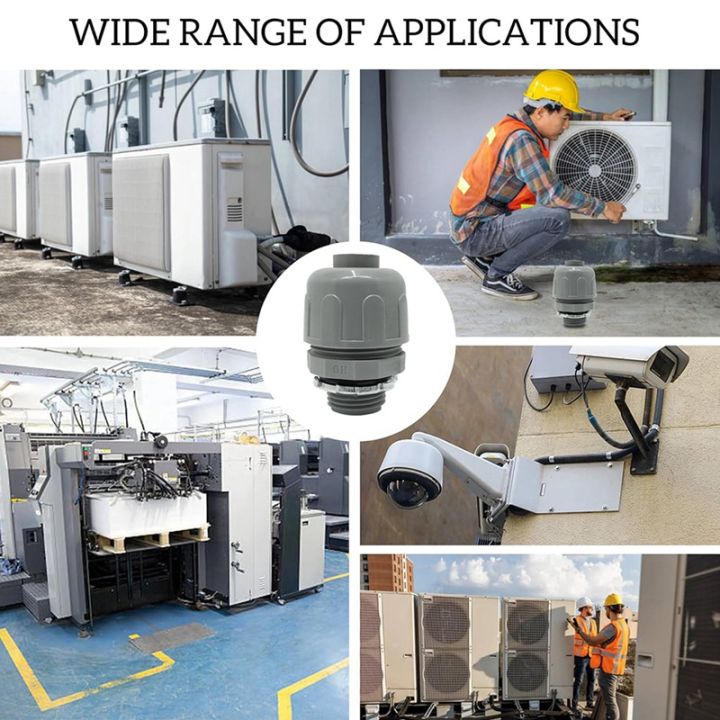 Liquid Tight Connectors PVC Electrical Conduit Connectors Flexible