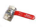 [1pieces] iOne Brass Ball Valve Full Bore PN25 with Galvanised Handle and Stainless Steel Nuts Pipe Fittings 1/2  3/4  1  1-1/4  1-1/2  2. 
