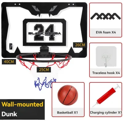 Mini Indoor Basketball Hoop Basketball Ring For Kids With Score Counter Can Dunk Shatterproof Backboard With Ball & Pump