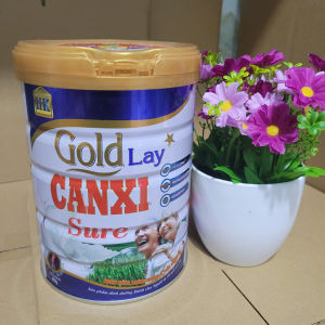Sữa bột cho người từ 30 tuổi trở lên Goldlay Canxi Sure lon 900g