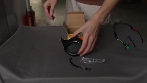 12v 48V 60V Chống Thấm Nước Sừng Ốc Siêu Âm Thanh Đơn Âm Xe Tay Ga Phụ Kiện Xe Máy Cây Lau Sừng Đen