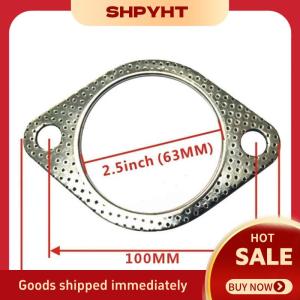 SHPYHT✨ 1Pc High Temp Reinforced Car Exhaust Flange Gasket Universal Sealing Pad for Muffler Repair Durable Replacement