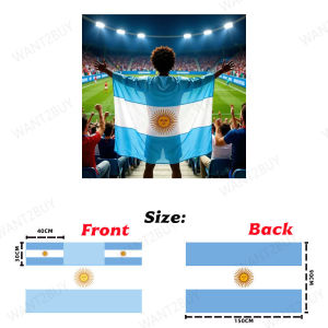 UMI 2026 FIFA World Cup Football Country 90x150cm Fan Club Body National Flag Sleeves With Hats Hooded Cape Bendera 世界杯披风国旗