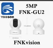 FNKvisionกล้องวงจรปิดไร้สาย wifi camera Wireless IP Camera มีภาษาไทย อินฟราเรด ภาพชัด5ล้านfull HD5MP ดูผ่านมือถือได้ APP:FNKvision