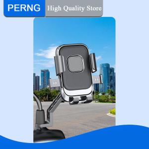 [PERNG] Tehe Moto Bike Phone Holder One Hand Operation And 360° Rotatable Phone Holder For Motorcycle And Scooter