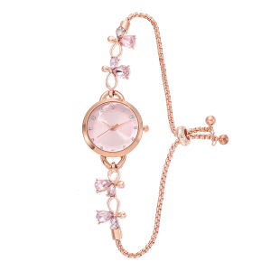 Jam Tangan Cewek Wanita Dewasa Rantai Serut Kotak Fashion Import Murah Mewah