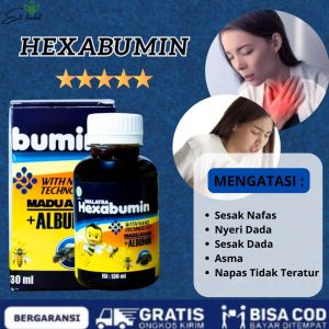 Hexabumin Obat Sesak Nafas Nyeri Dada Sesak Dada Asma Napas Tidak Teratur ASLI BPOM