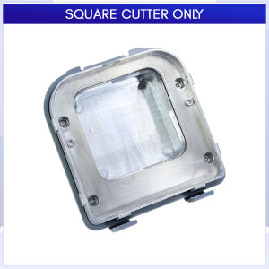 Creative Visual Circle & Square Cutter for 58mm Badges DIY Pin Button Maker Replaceable Grey