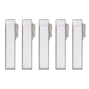 5ชิ้นกล่องไม้จิ้มฟันพลาสติกใสกล่องใส่ของแบบพกพาที่เขี่ยบุหรี่กล่องเก็บเข็มเคสสำหรับเดินทางกลางแจ้ง