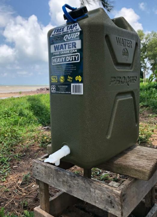ProQuip Plastic Water Jerry Can 22L (Made In Australia) Green (PRO QUIP