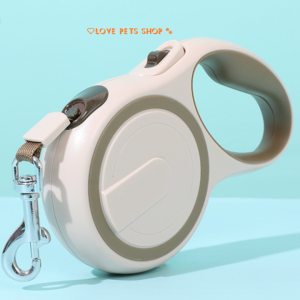 Dây dắt Chó Mèo tự động thu vào loại cao cấp hộp giấy màu cam và trắng (mẫu mới) - Love Pets Shop