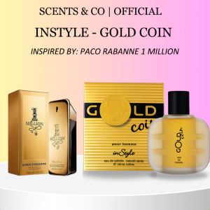 Scents & Co | InStyle Gold Coin Mens Collection For Men EDT Inspired Perfume Minyak Wangi 100ml