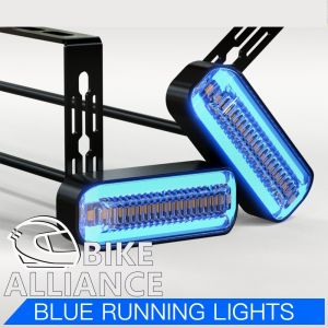 ✔READY STOCK✔ DUAL COLOR RUNNING LED SIGNAL DAYLIGHT RUNNING LED TURNING SIGNAL LIGHT UNIVERSAL HARLEY CAFE RACER RETRO