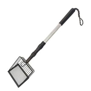 Efficient Telescopic Cats Litter Shovel Sifter Scooper with Adjustable Ergonomic Handle Cleaning Tool For Pet Waste Removal