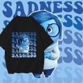 ใหม่ เสื้อ Inside Out 2 Pixar 's Movie T-Shirt ไม่จำกัดเพศ ราคาถูก ฝ้าย 100% สําหรับผู ้ เสื้อยืดผู้หญิงด้านในออก. 