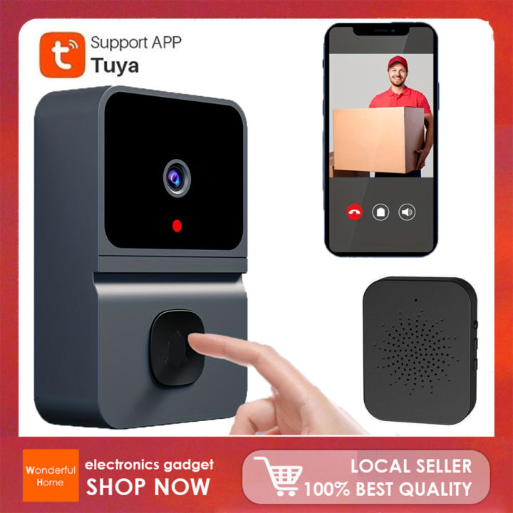 Tuya Smart Video doorbell WiFi Infrared Night Vision Security