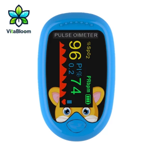 From PH Finger Clip Digital Pulse Fingertip Oximeter Perfect Fit For Infant Baby Child Kids Rechargeable With Charging Cable Lanyard Monitoring Pulse Rate