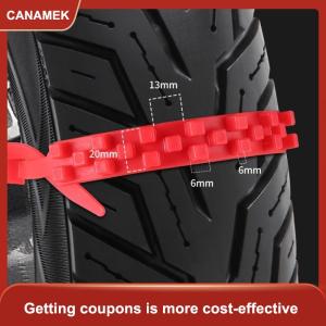 【CANAMEK 】 10pcs Universal Anti-skid Chain For Motorcycle Bicycle Tire Wheel Tie Outdoor Emergency Tire Snow Chain Accessories Winter