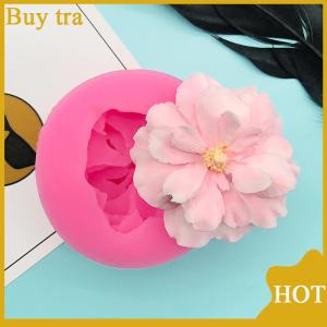 [Buytra] 1Pc Beautiful Flower Mould DIY Plaster Resin Art Soft Silicone Fondant Chocolate Mold Soap Cake Decoration Baking Tool