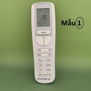 Điều khiển điều hoà Aqua 2 chiều hàng chính hãng Remote máy lạnh aqua 2 ngựa các dòng 9000-28000BTU - Tặng kèm Pin