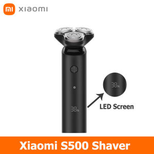 Xiaomi Electric Shaver for Men S500 S300 Mijia Beard Shaving Machine for Men LED Display Beard Trimmer Razor IPX7 Waterproof 360° Floating Head 电动剃胡须刀