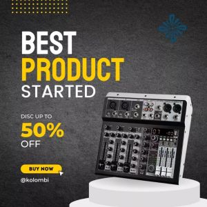 KP4 Audio Mixer professional 4 - Channel mixer Support Bluetooth USB MP3 playback KTV